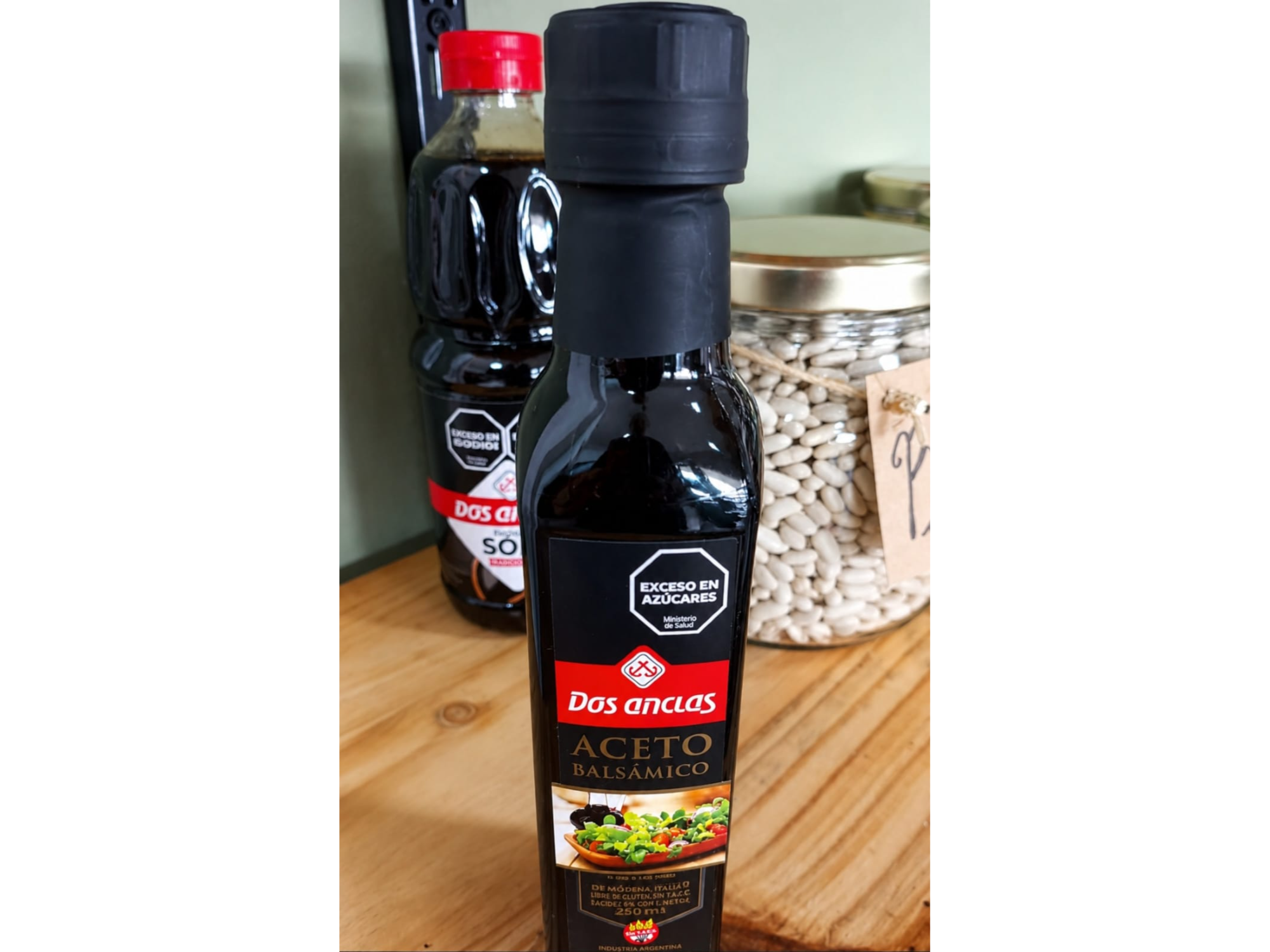 Aceto balsámico "Dos Anclas"x 250 ml  sin TACC