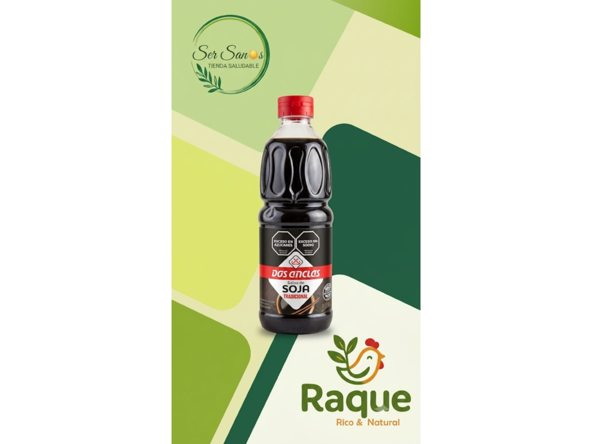 Salsa de Soja sin TACC  "Dos Anclas " x 500 ml