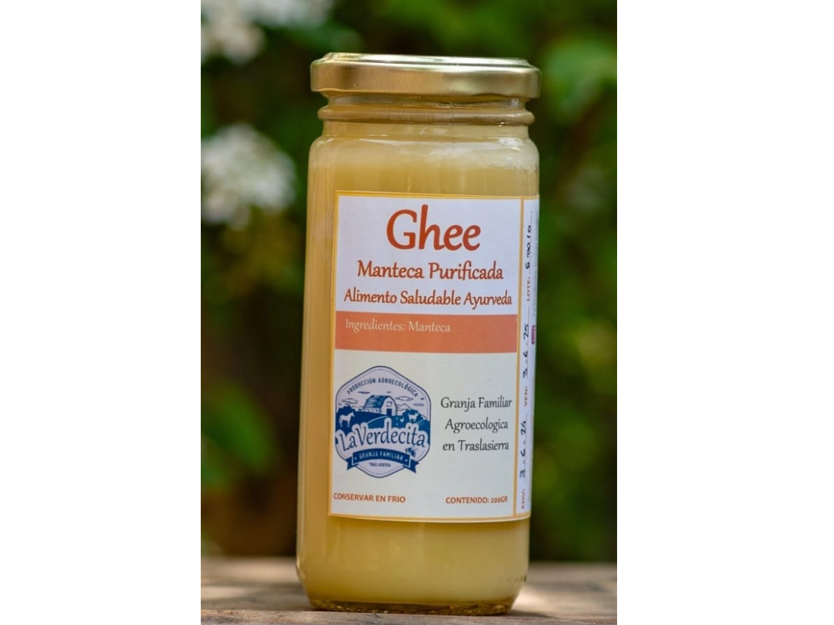 Ghee  ( manteca clarificada) fco x 200 gr