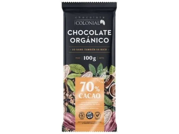 Chocolate Colonial Organico 60 % cacao