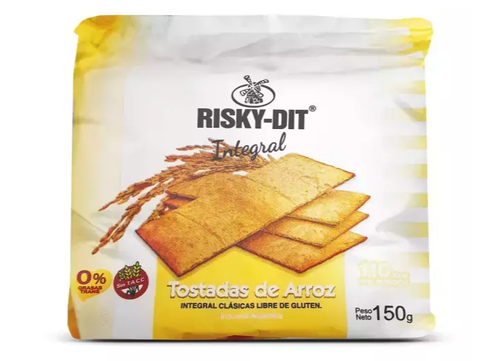 Tostada Arroz Integral Risky -Dit x 150 g