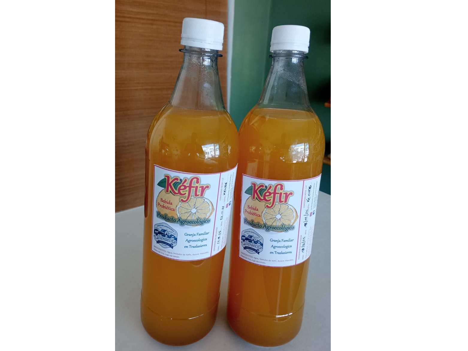 kefir de Agua "La Verdecita Granja familiar Agroecológica " . Villa Las Rosas