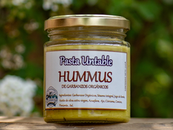 Pasta Untable Hummus de Garbanzo organico "La Verdecita" Granja Agroecologica Familiar Villa Las Rosas