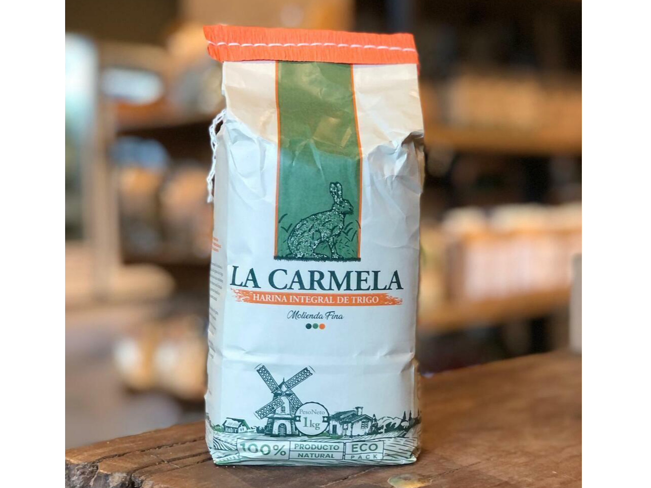Harina 100% Integral Agroecologica "La Carmela " 1 kg