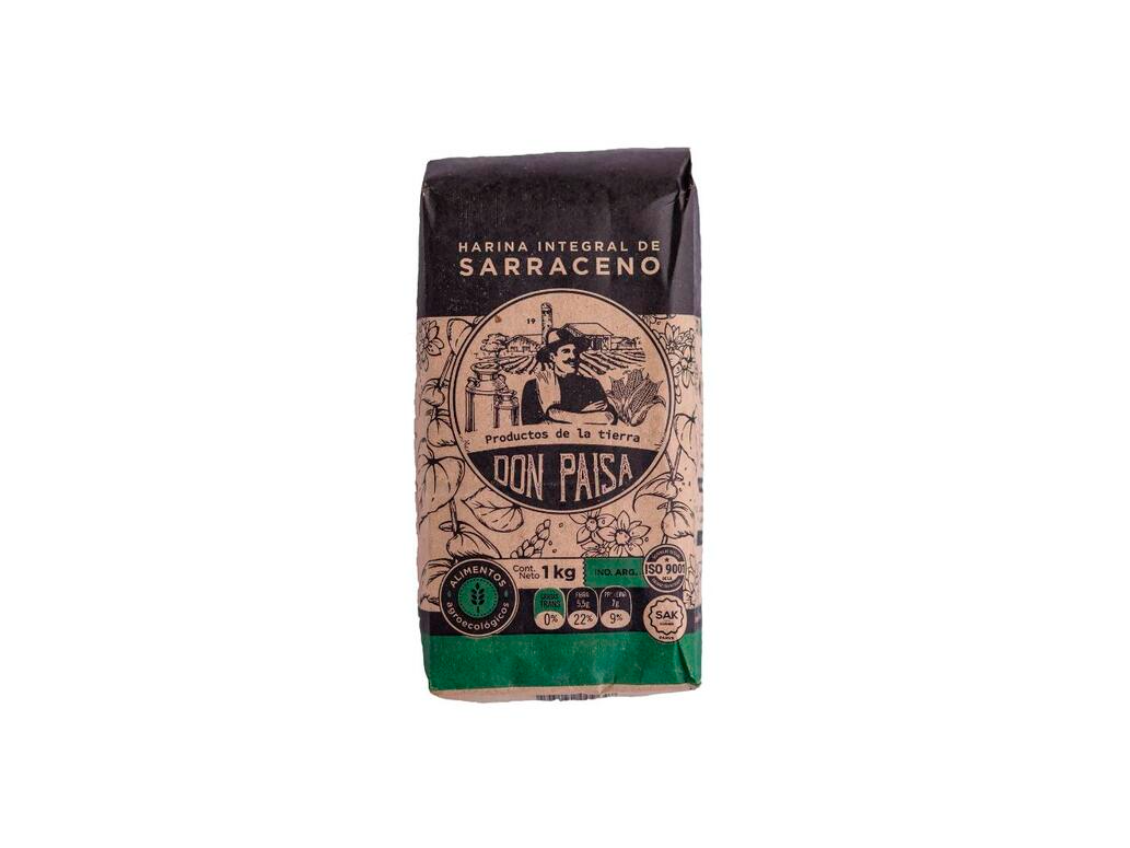Harina integral de Sarraceno "Don Paisa" 1kg