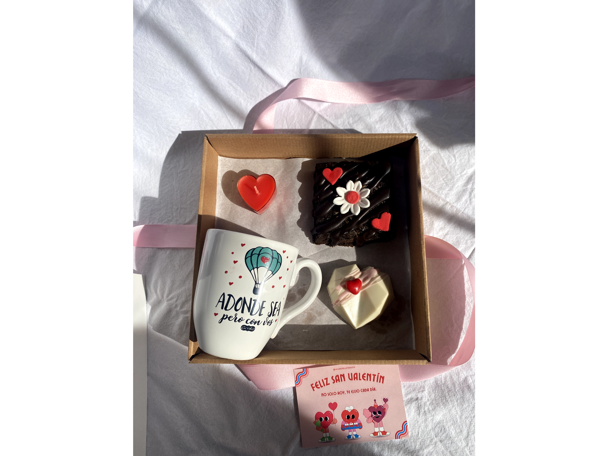 Box Corazón brownie