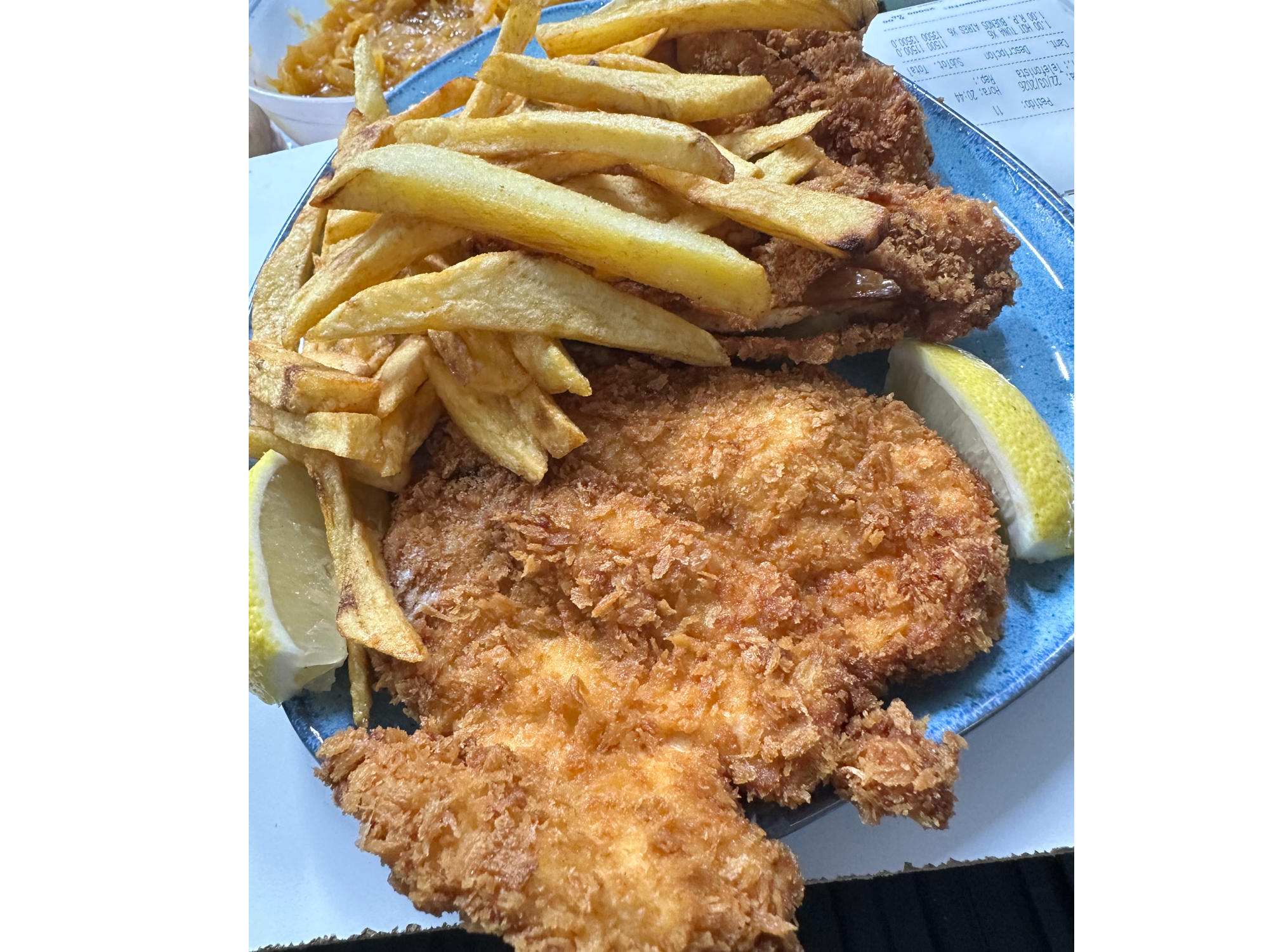 Milanesota de pollo c/ guarnición