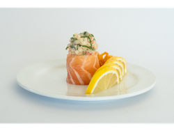 Gunkan de salmón x 6