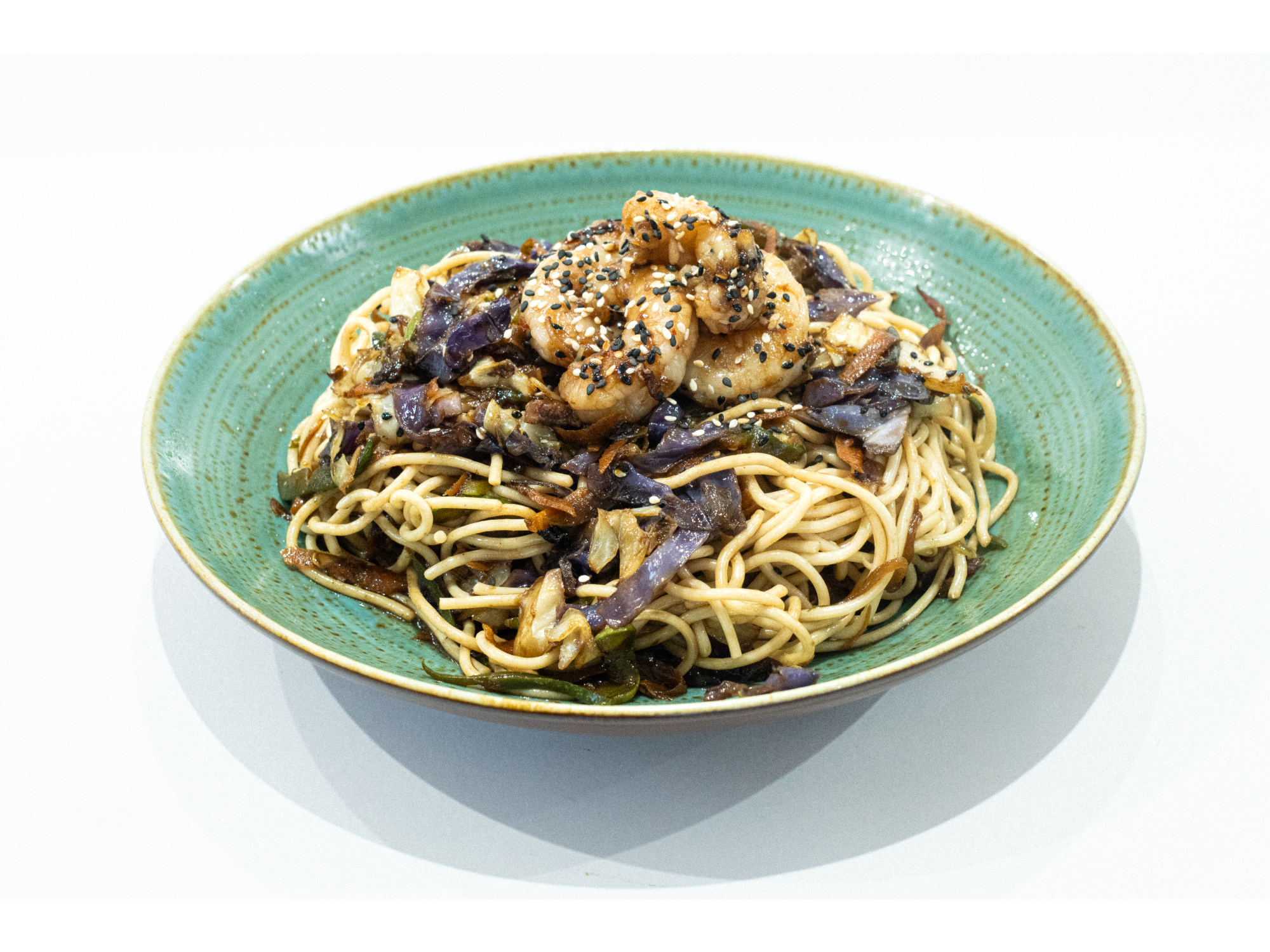 Chow Mien de camarones