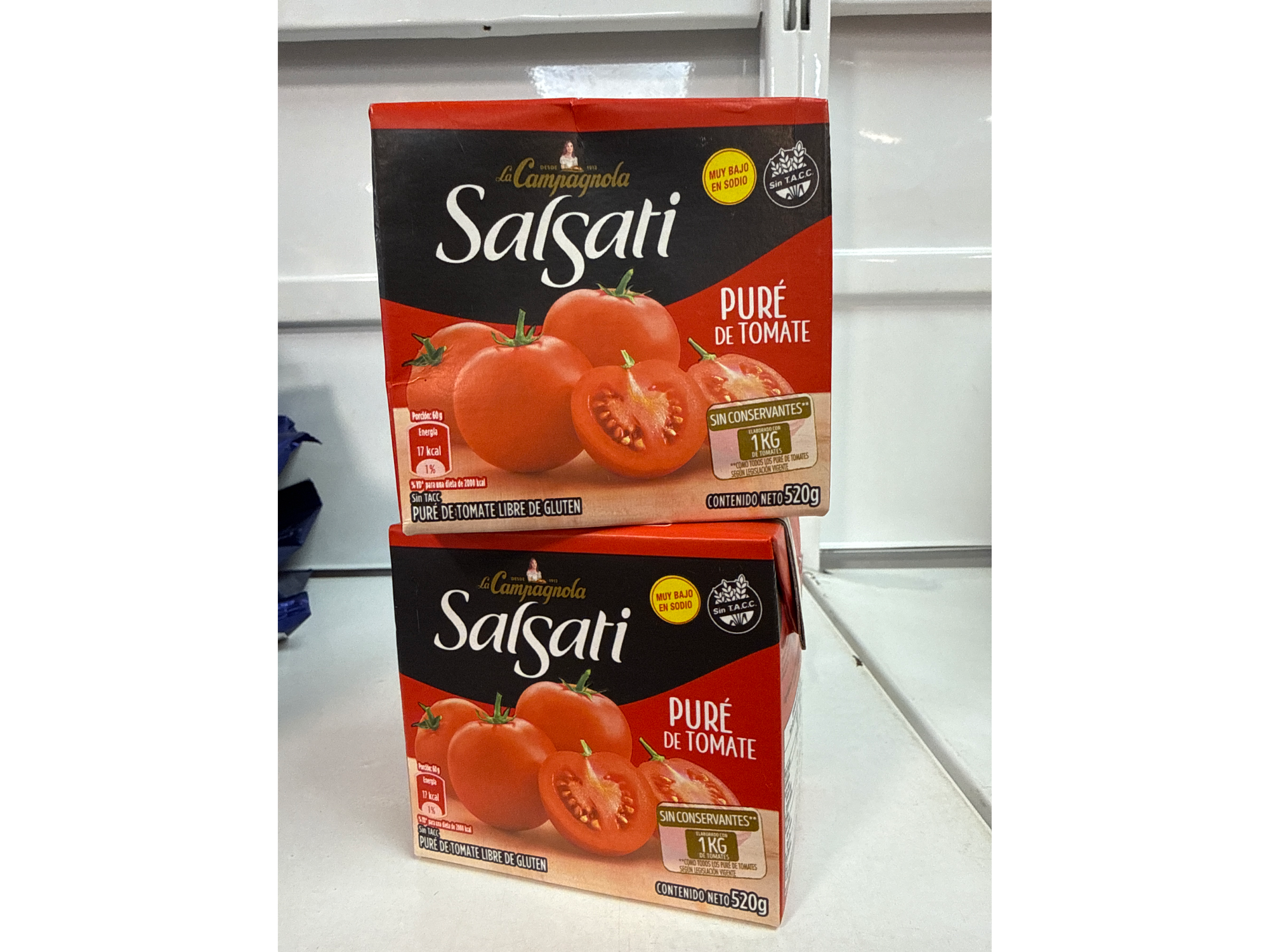 PURÉ DE TOMATE SALSATI 520 g