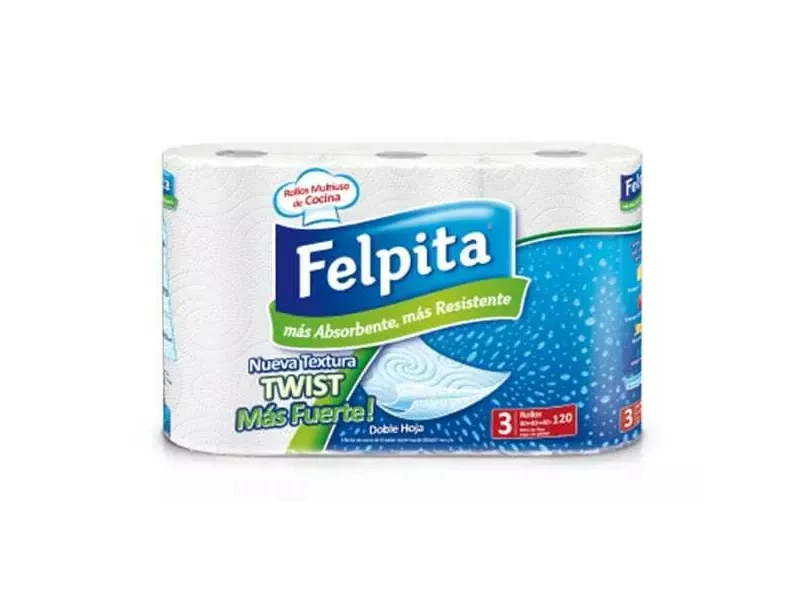 ROLLO DE COCINA FELPITA X 3 de La Chacra Italia
