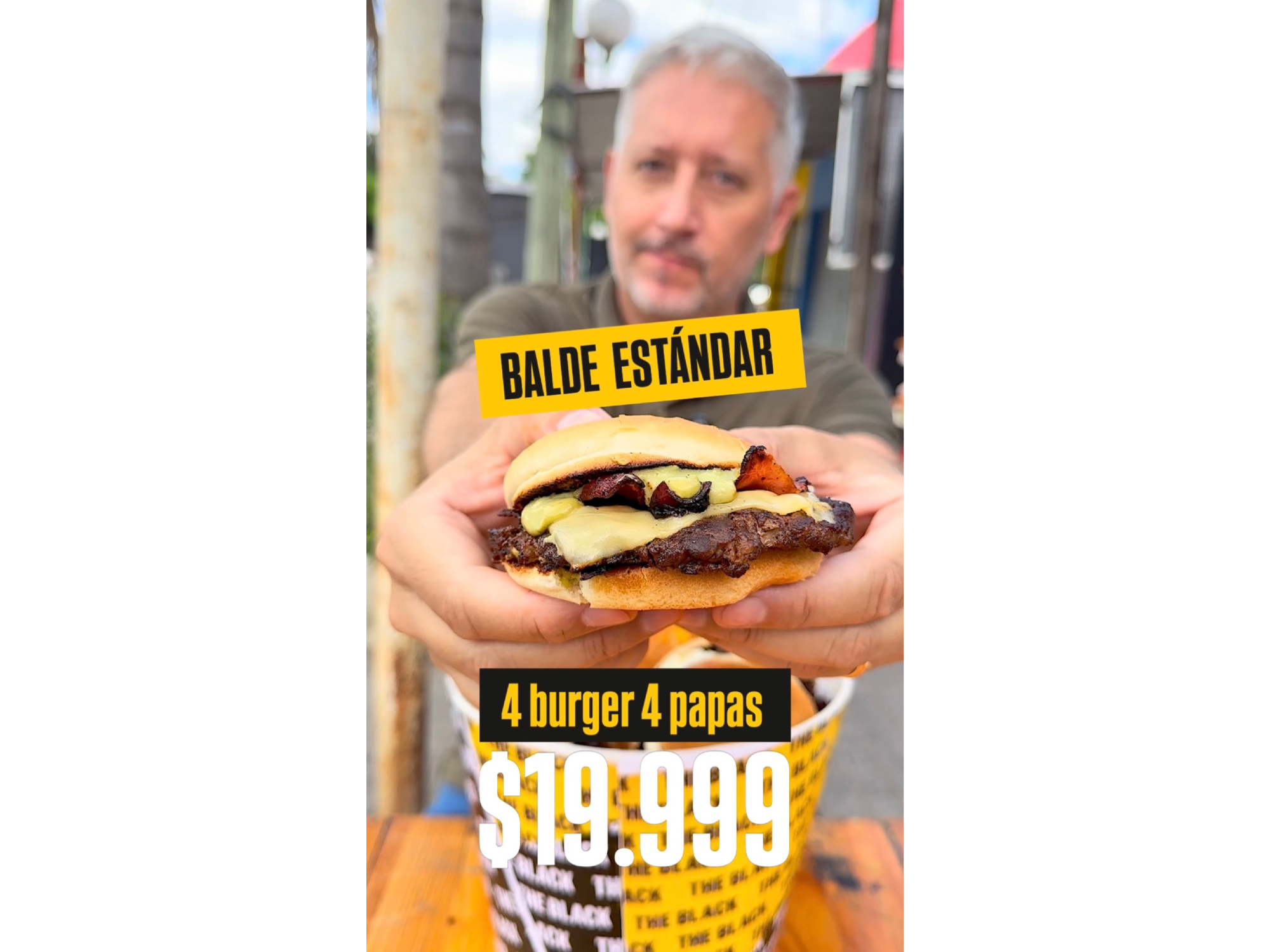 Balde hamburgesero ESTÁNDAR