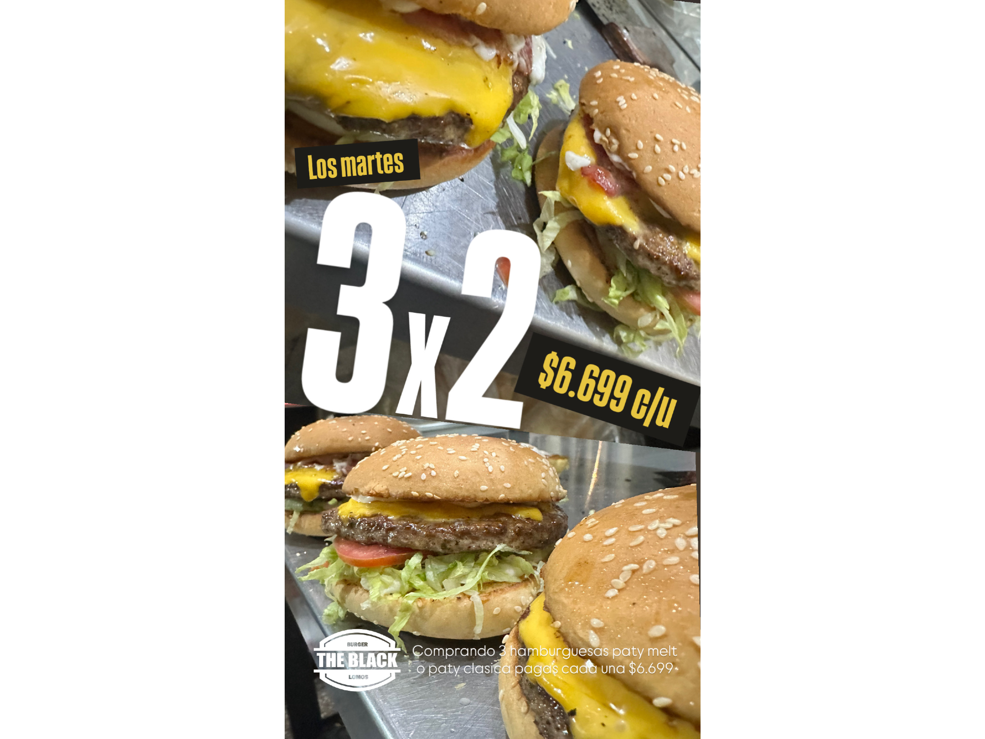 3 Paty melt con papas