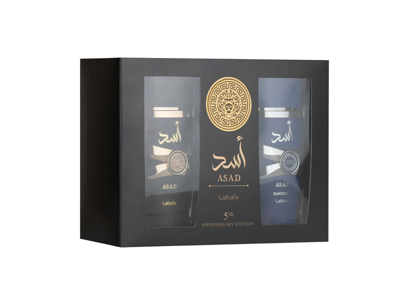 Lattafa - Kit Asad Black y Zanzibar - 100ML c/u