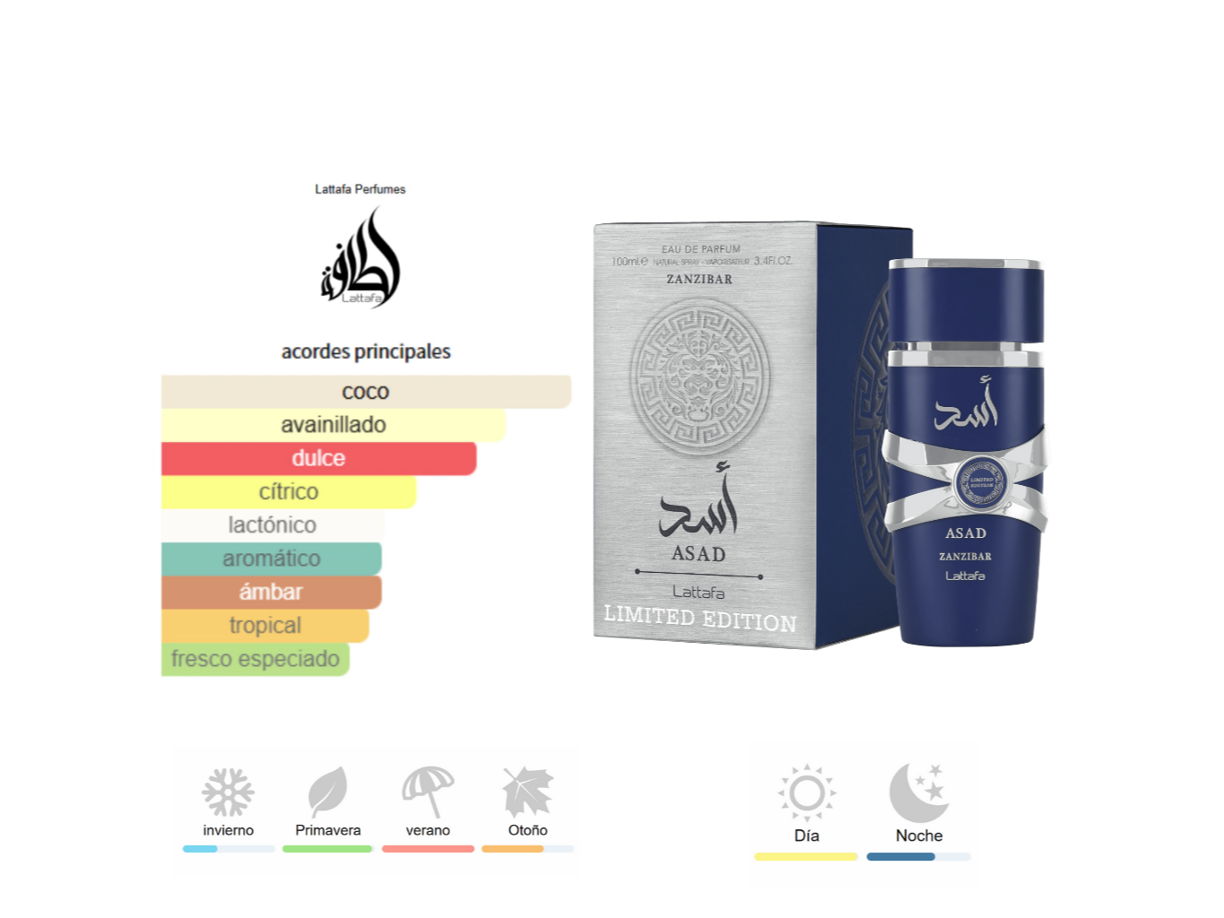 Lattafa - Asad Zanzibar Edicion Limitada - 100ML