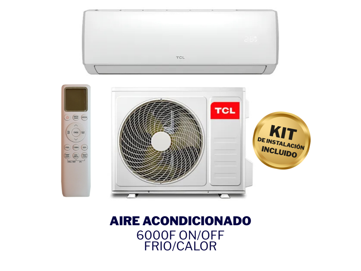 Aire Acondicionado 6000F ON/OFF - TCL