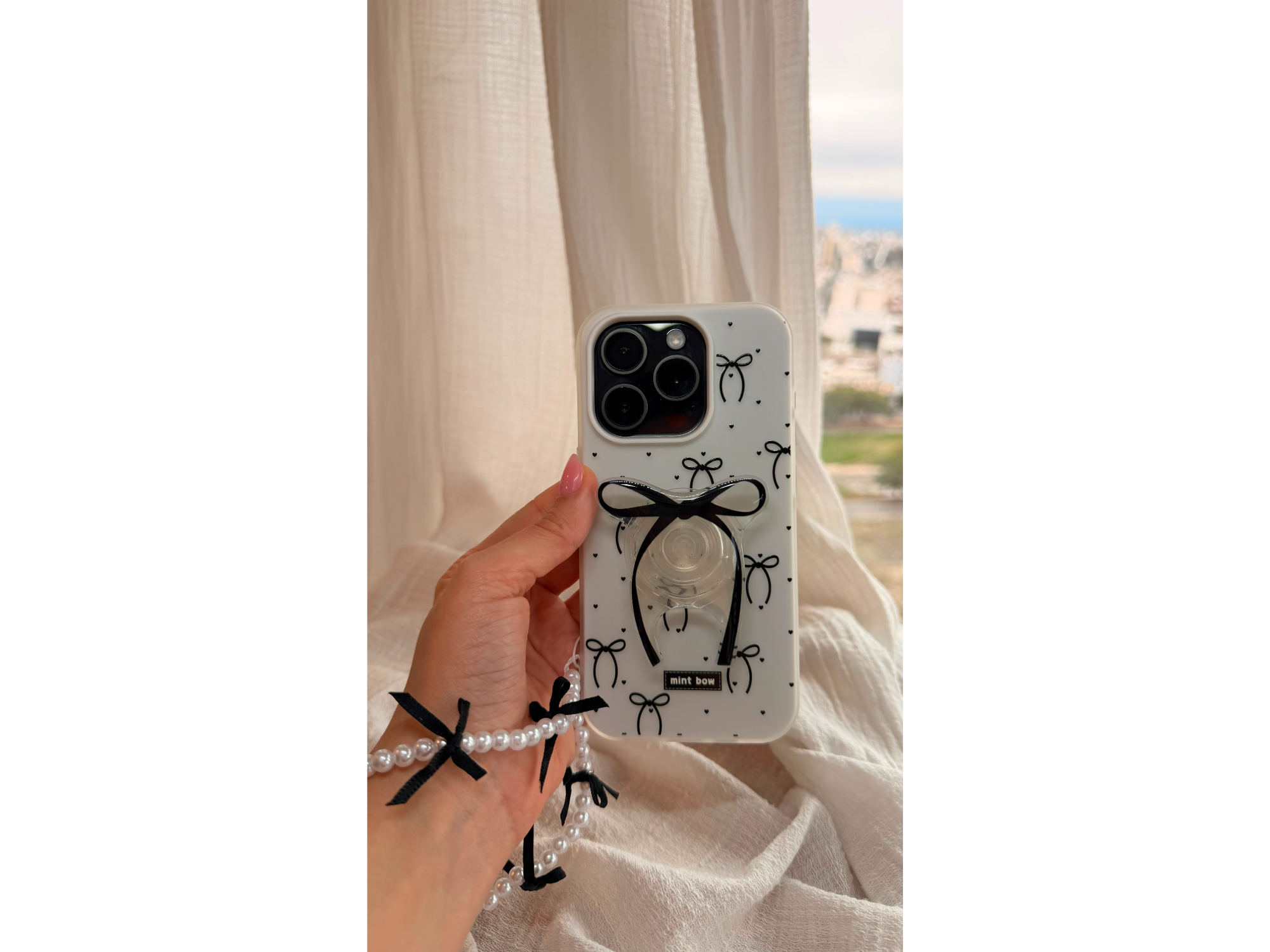 FUNDA MOÑO CON SOPORTE Y HOLDER