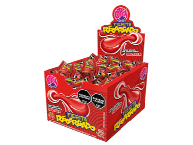 Chicle Fierita Recargado Frutilla 50u