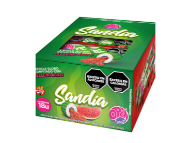Chicle Open Candy Sandia Flow 4u 18 Tiras