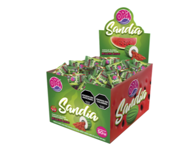 Chicle Open Candy Sandia 50u 4,5g