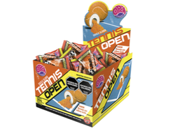 Chicle Open Candy Tennis Display Naranja