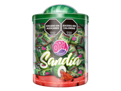 Chicle Open Candy Sandia  Pote 120u