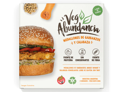 Veg Abundancia - Medallones de garbanzo y calabaza