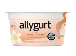 Allygurt - Yogur a base de almendras sabor vainilla y caramel