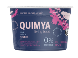 Quimya - Yogur de coco sabor frutilla (160g)