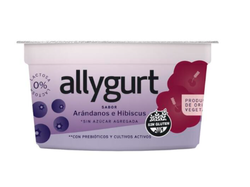 Allygurt - Yogur a base de almendras sabor arandanos e hibiscus