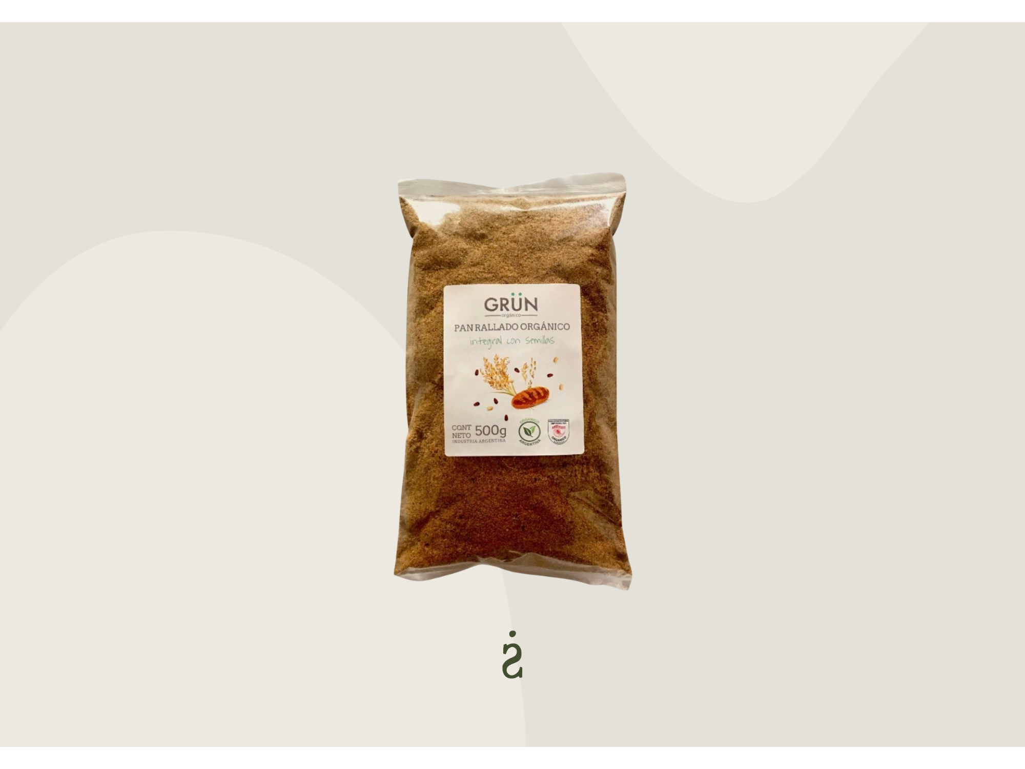 Grun - Pan rallado integral, con semillas