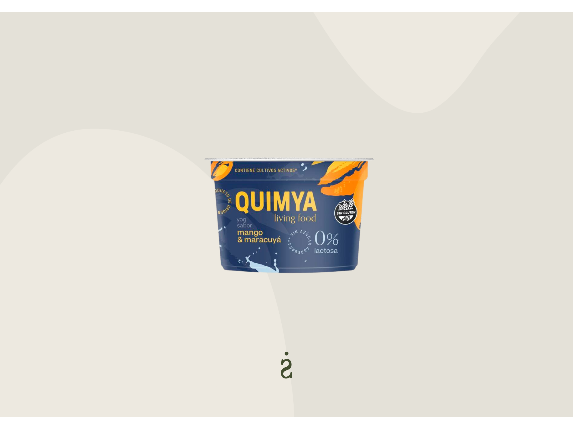 Quimya - Yogur de coco sabor mango & maracuya (160g)