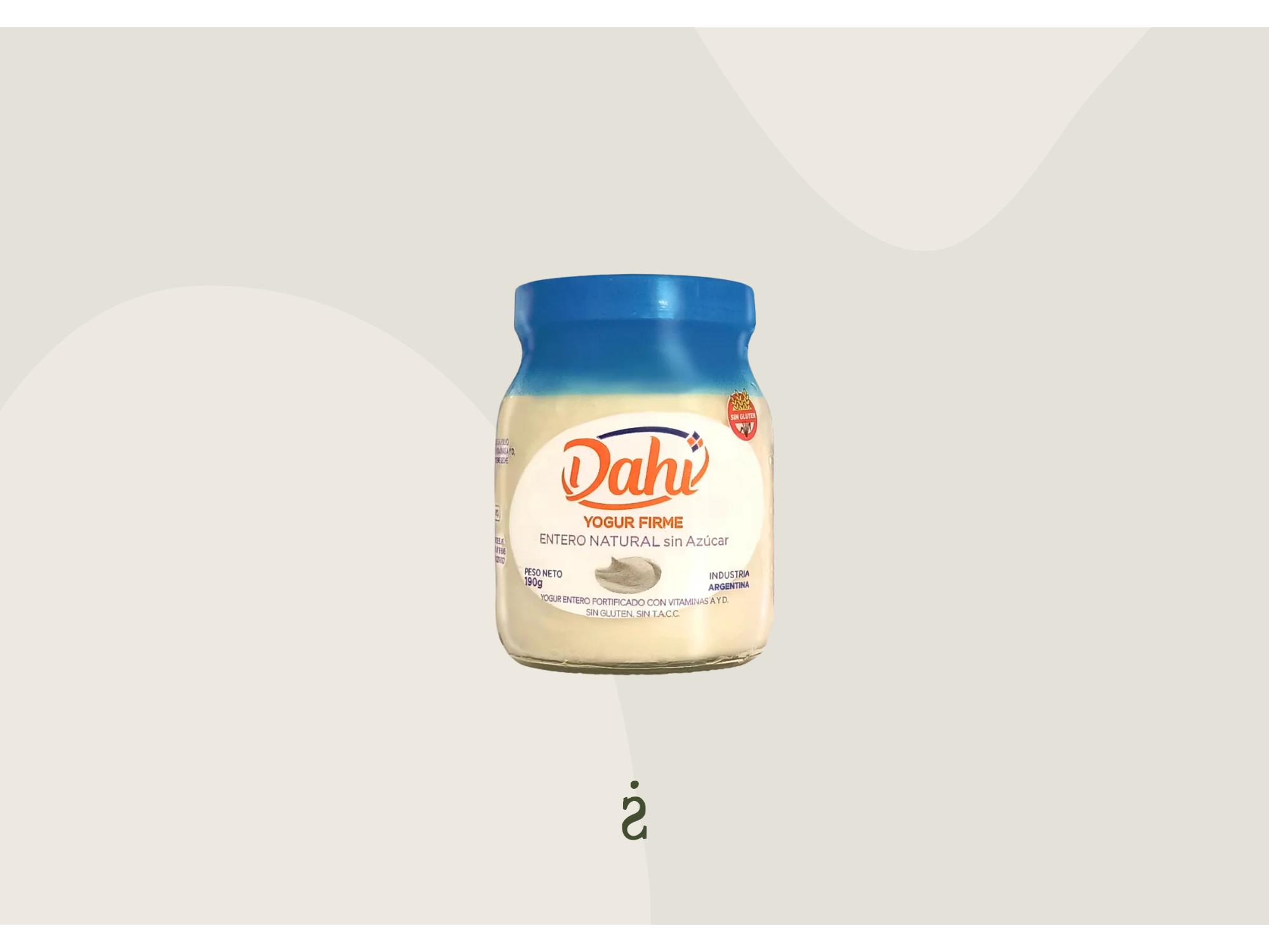 Dahi - Yogurt natural sin azucar (190g)