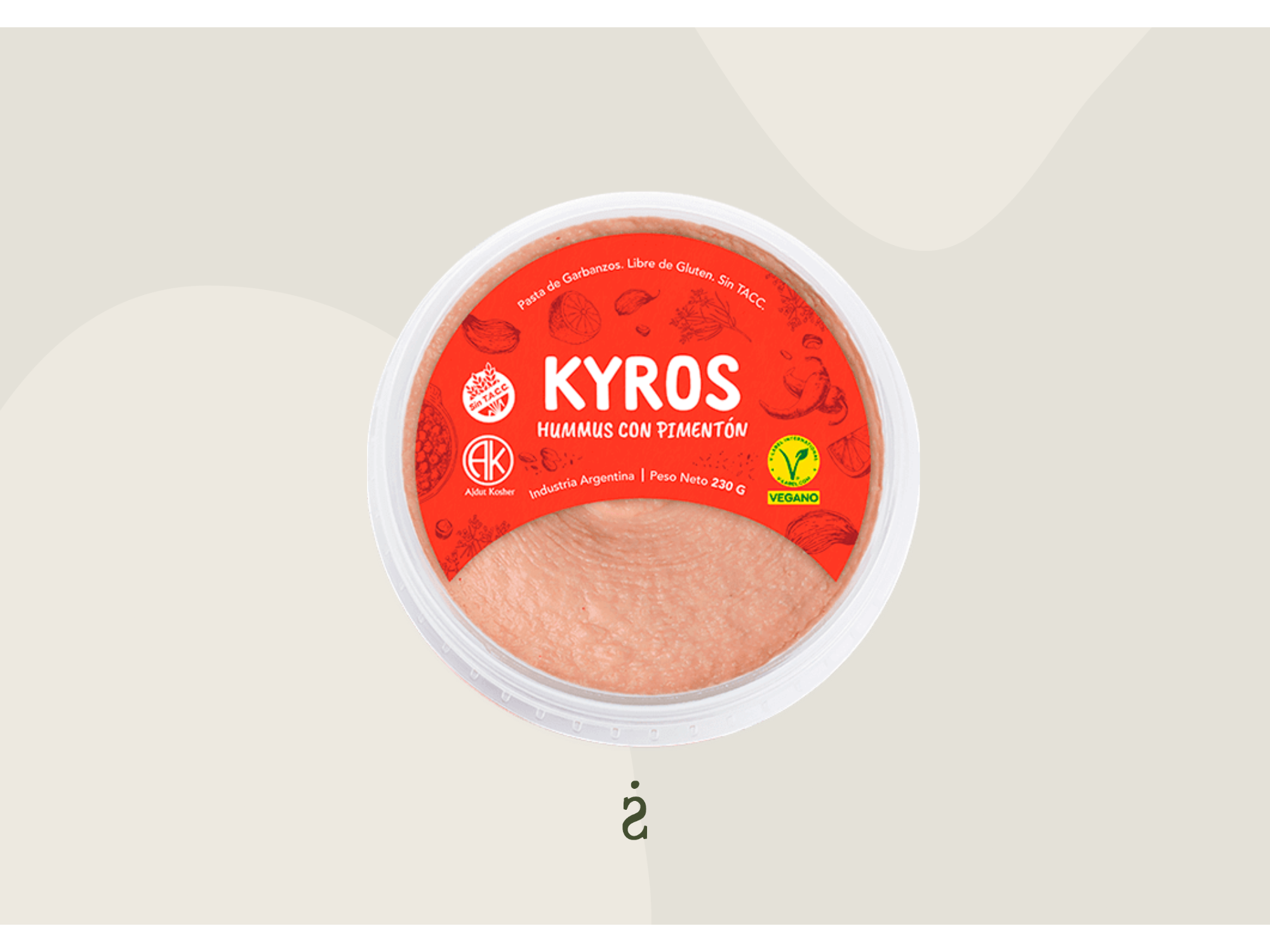 Kyros - Hummus de garbanzos con pimenton