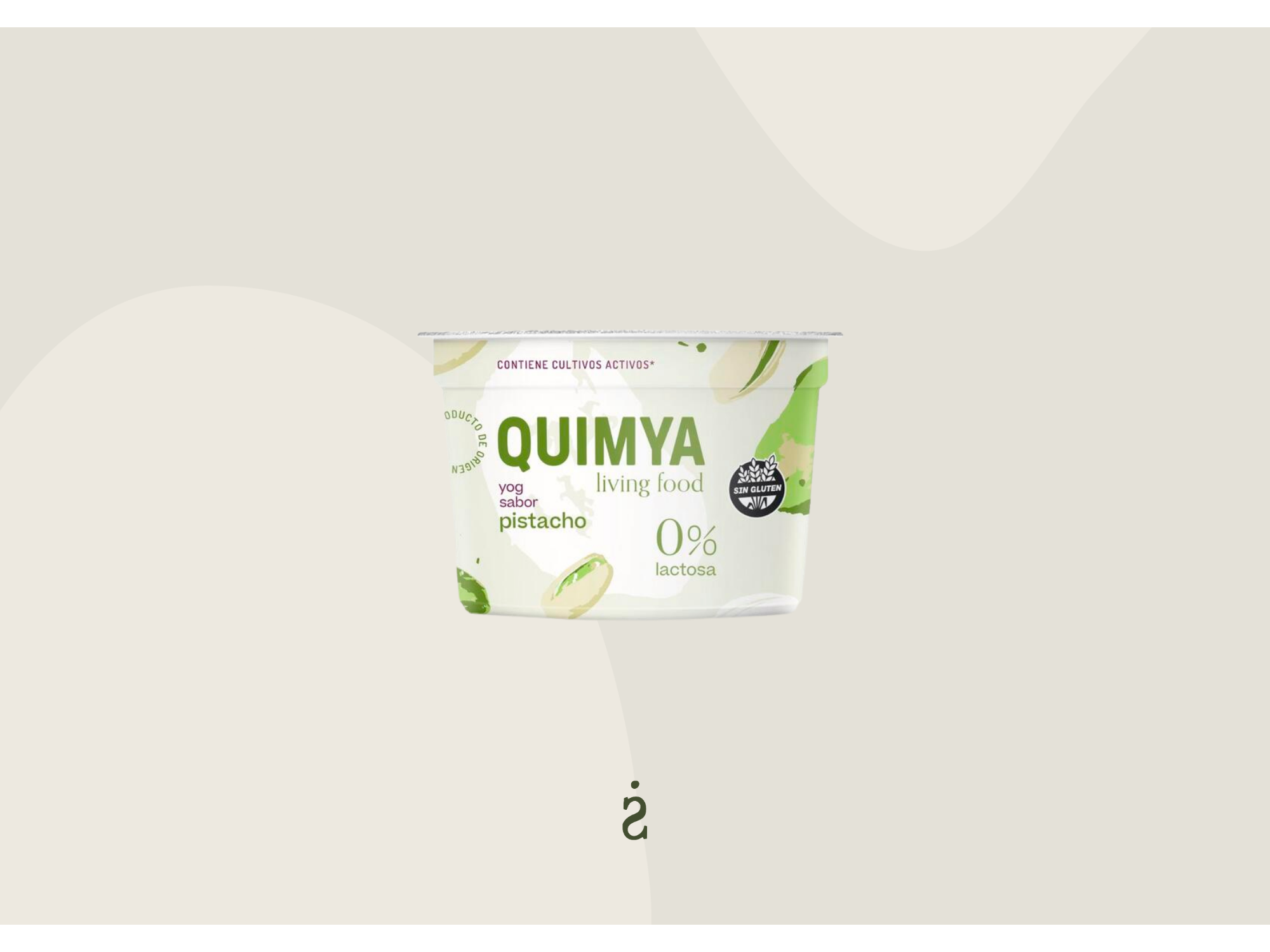 Quimya - Yogur de coco sabor pistacho (160g)