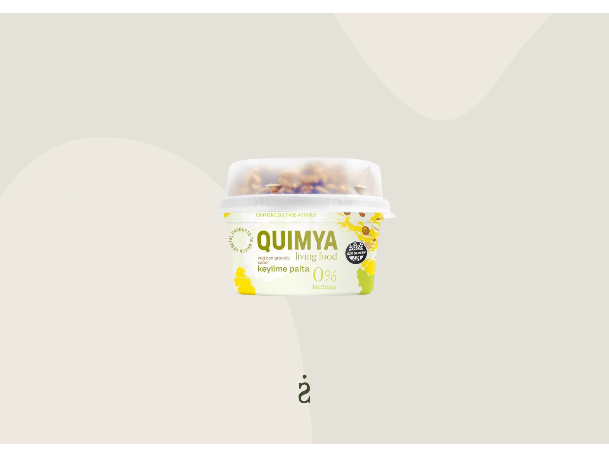 Quimya - Yogur de coco sabor keylime & palta con granola