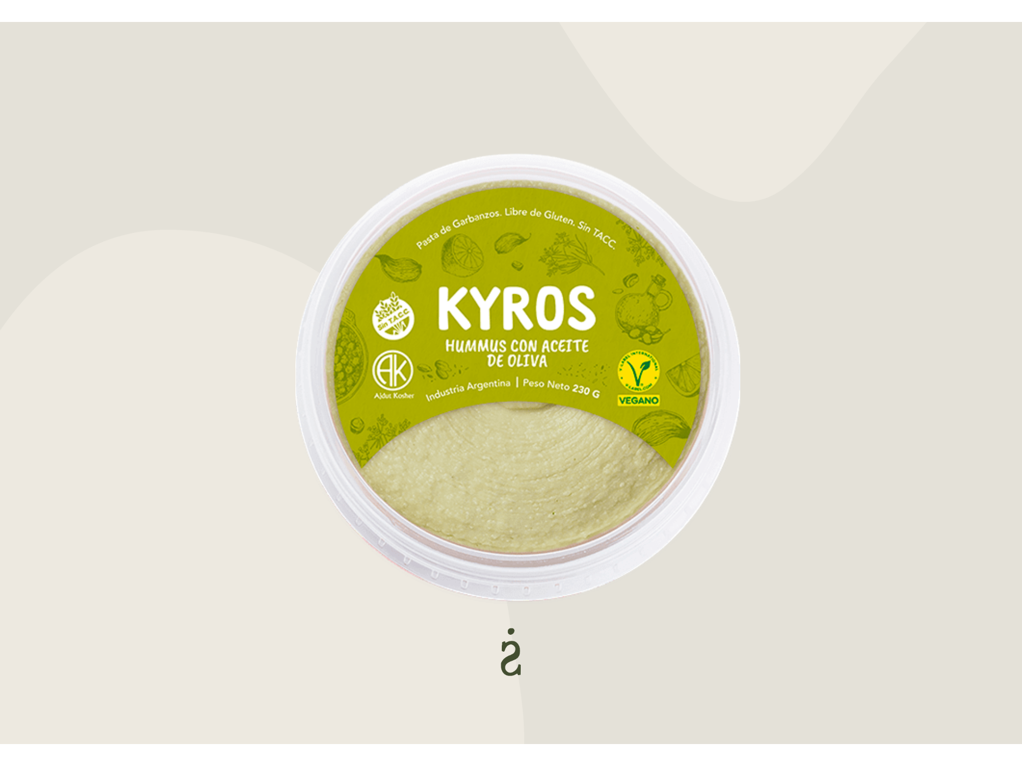 Kyros - Hummus de garbanzos con aceite de oliva