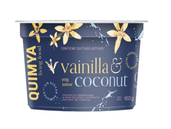 Quimya - Yogur de coco sabor vainilla (160g)