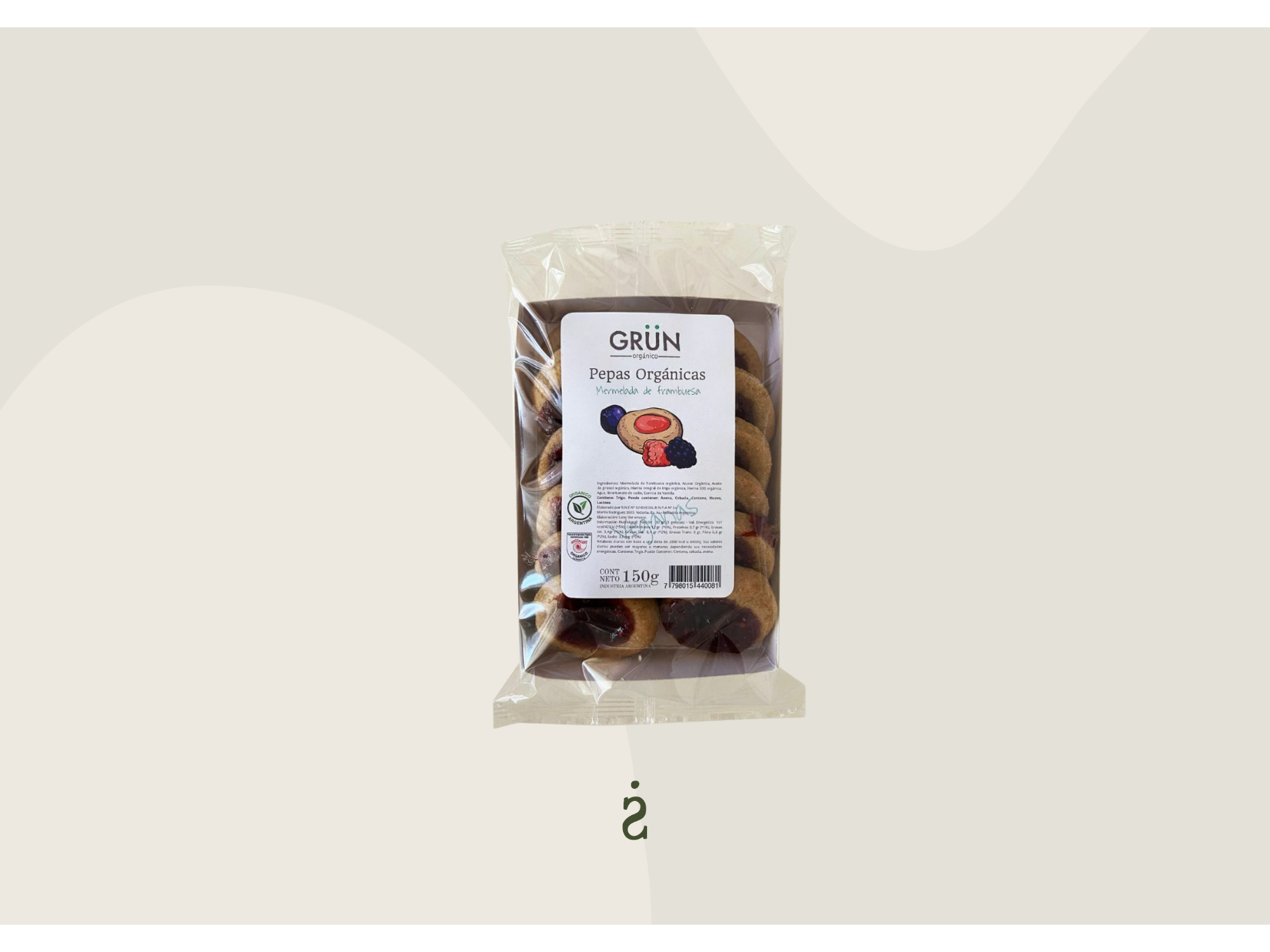 Grun - Pepas organicas de frambuesa