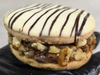 Blanco con dulce de leche y nuez