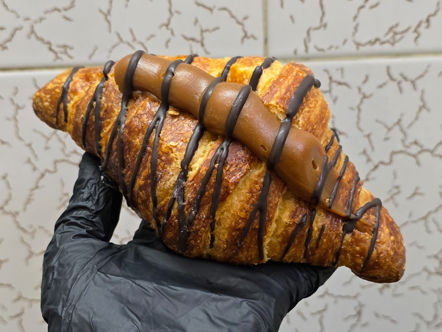 Croissant dulce de leche