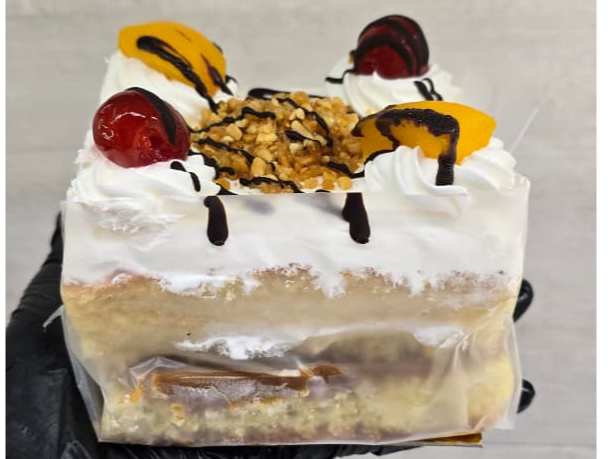 Crema y Fruta Porción