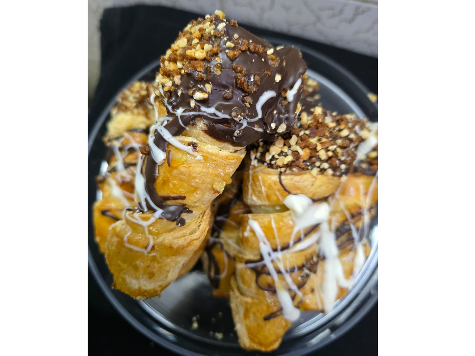 Cañones rellenos con Dulce de Leche