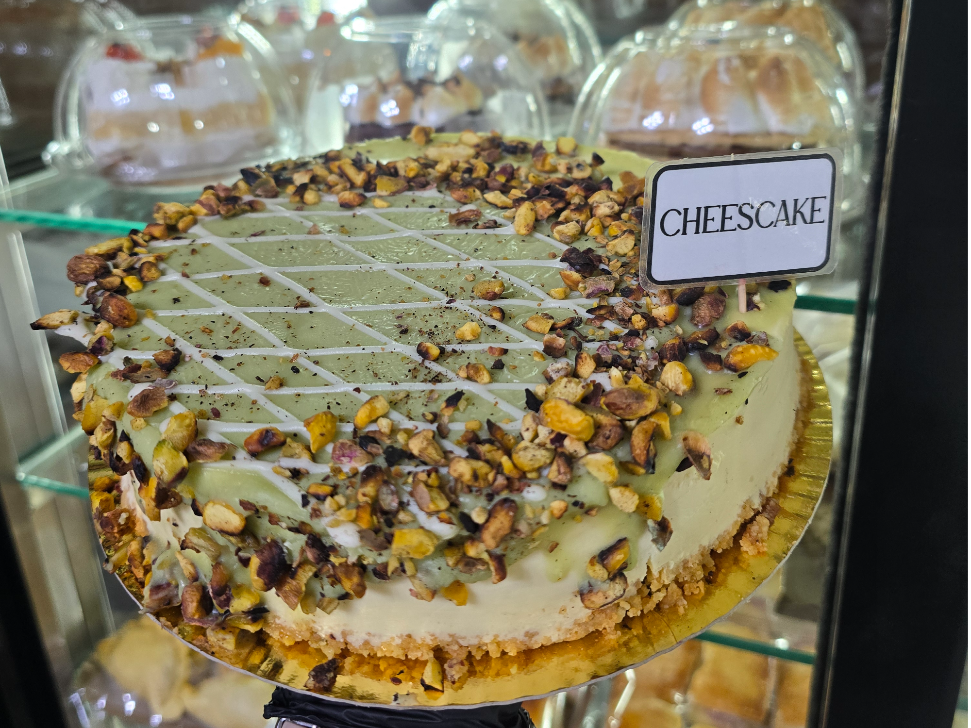 Cheesecake de Pistacho