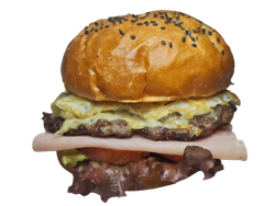 2 Hamburguesas espc. + fritas + mayo