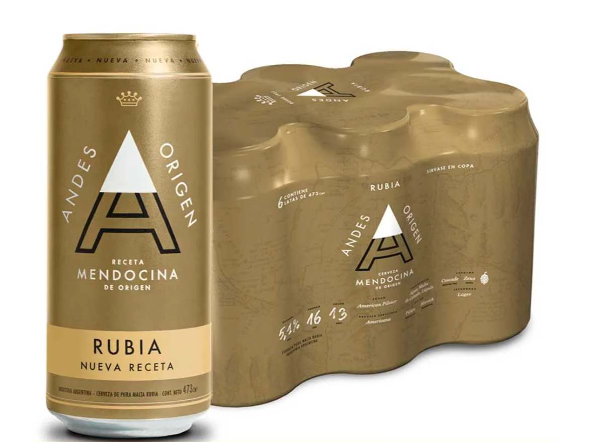 Andes Rubia 473ml x6