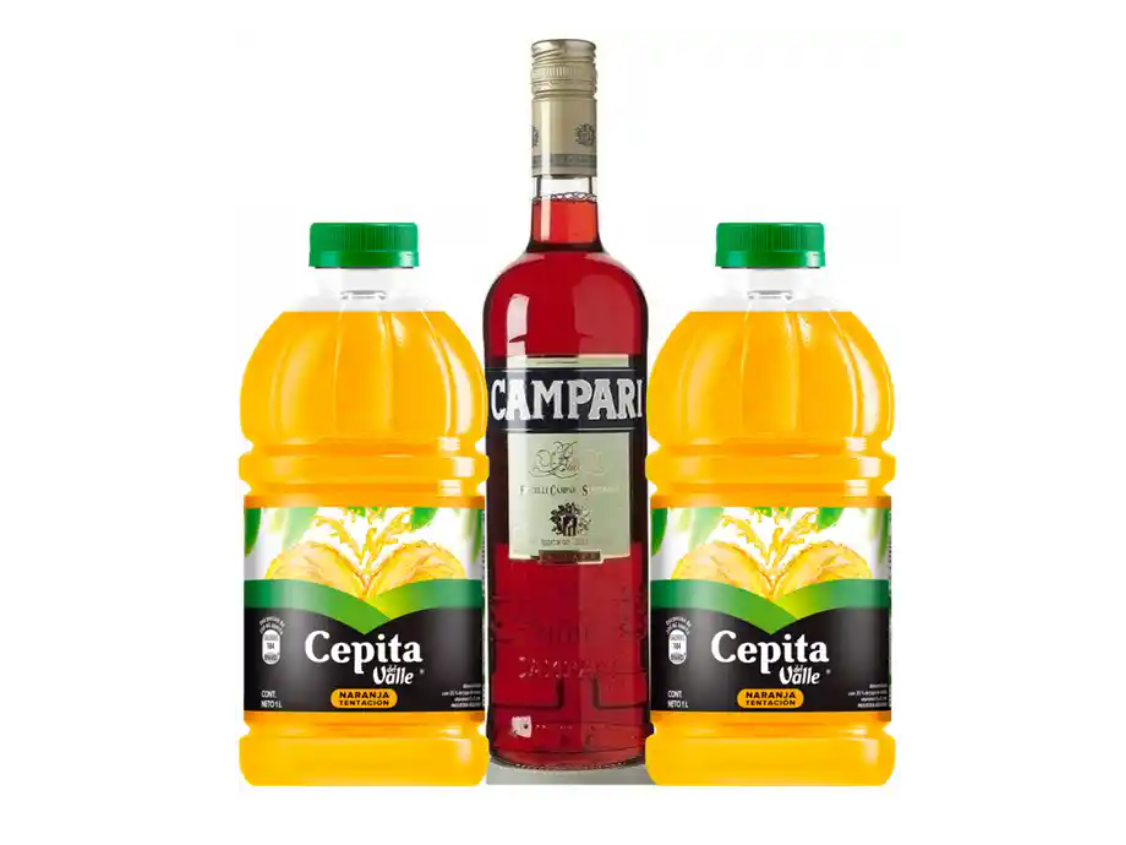 Campari + 2 Cepita 1L