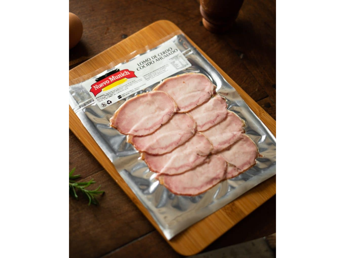 Lomo de cerdo ahumado