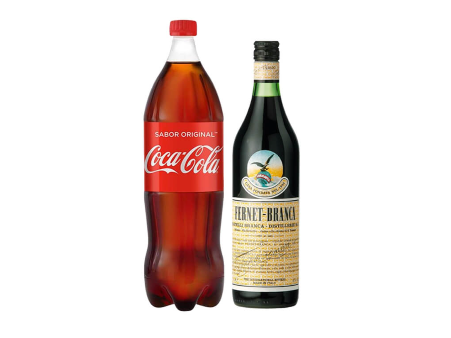 Fernet 750 + Coca 2,5L
