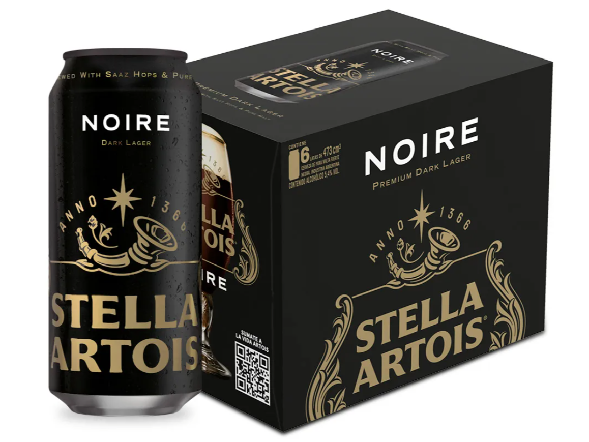 Stella Artois Noire 473ml x6